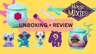 Magic Mixies Mixling Powers Unleashed Color Change to Glow in the Dark Unboxing Review Demonstration