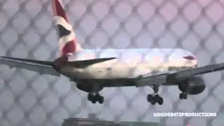 British Airways 767-300ER Evening Landing at Calgary ᴴᴰ