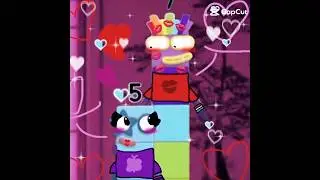 Numberblocks 5 x 7 💙⭐🌈🍀 #numberblocks