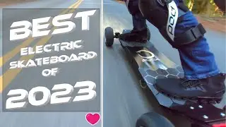 I did 50+ mph on a futuristic Electric Skateboard