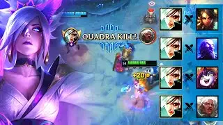Rank 1 Riven Mid Goes with a Quadra Kill – Challenger High Elo SoloQ