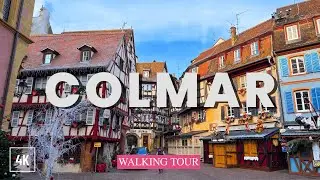 Colmar, France - 2025 New Years Walk 4K
