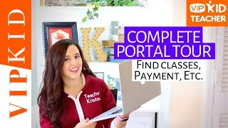 VIPKID PORTAL TOUR (how to navigate, find your paycheck, & manage classes)