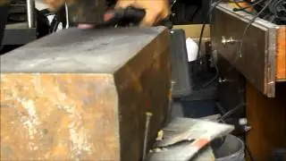 Forging Half Tang Scalper knife Part 2
