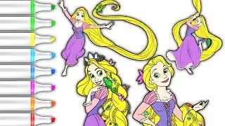 Tangled Disney Princess Rapunzel Coloring Pages | #rapunzel #disney