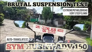 Sym Husky adv 150 Suspension Torture Test