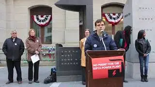 Press Conference No Gas Plant