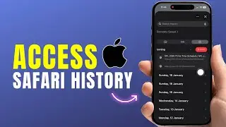 Как получить доступ к истории Safari | Удаление истории Safari (iOS 26)