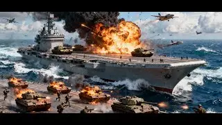 Seas on Fire: US War Machine Carrier Destroyed by Russian Fighter Jets