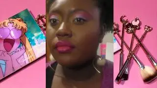 Sailor Moon x Colourpop Review on Dark Skin