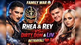 Rhea Ripley & Rey Mysterio vs Liv Morgan & Dirty Dominik Mysterio | Mixed Tag Team Full Match 