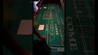 Underhand dice toss craps