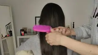 ASMR Scalp Check. Brushing hair. ПЕРЕВІРКА ШКІРИ ГОЛОВИ. Розчісування.  Довге волосся. Тихий голос. 