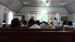 Bro Nick singing at Piney Grove Primitive Baptist Church.