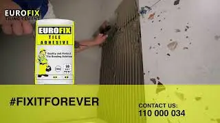 Eurofix Tile Cement/Adhesive &ndash; it's three times cheaper and packs a stronger bond too #tileadhesive