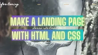 Make a Simple Landing Page With HTML and CSS