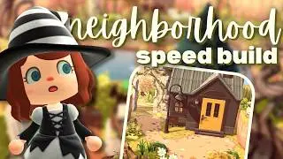 Я создал ведьмовское соседство | ACNH Speed ​​Build