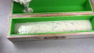 The Making and Cutting of Our Tropical Funfetti Soap|Aleta's Candles and Soaps