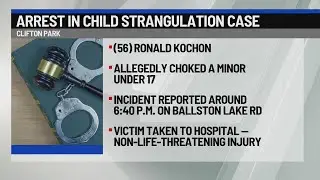 Man accused of choking a child