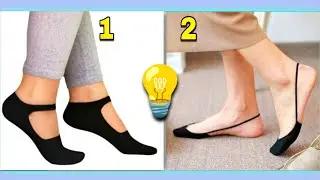 DIY SOCKS TUTORIAL - 2 ULTRA IDEA TO SEWING SOCKS