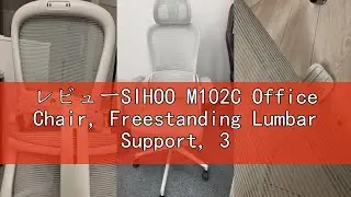 レビューSIHOO M102C Office Chair, Freestanding Lumbar Support, 3D Flip-up Armrest, Desk Chair, Ergonomic