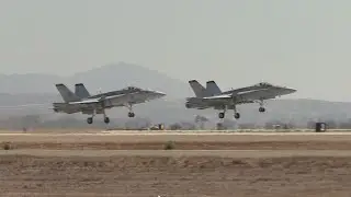 F-18 Legacy Hornet Jets at Miramar. 2018. Friday. 60fps.
