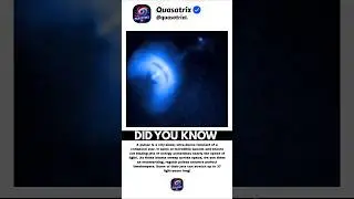 Pulsar Shoots Space Jets at Nearly Light Speed! ⚡🌌 #Pulsar #Space #Shorts