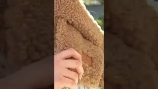 UGG Curly Sheepskin Scarf