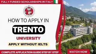University of trento full Application Process. #viral #study #applynow #apply #trend #viral #apply 