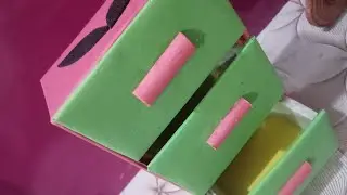 Handmade Cardboard Furniture For Little Girls / Minimalist Drawer Design