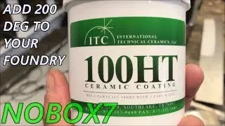 100 HT Ceramic foundry coating High reflective IR 200 deg increase