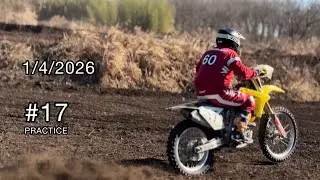 #17番さん PRACTICE 2026年1月4日 Motocross Village