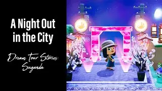 Vibrant Urban Metropolis | Animal Crossing Dream Island Tour - Silent Vlog Style