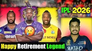 Andre Russell Officially Retires😱IPL Fans Heartbroken, Will He Play 2026 Season?
