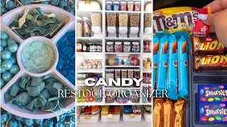 Sweet Candy Restocking Organizer 🍭 | Candy Restock ASMR Organizing 