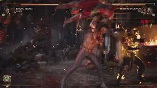 Shang Tsung VS HellFire Scorpion invasions Finale