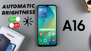 How To Enable / Disable Adaptive Brightness On Samsung Galaxy A16