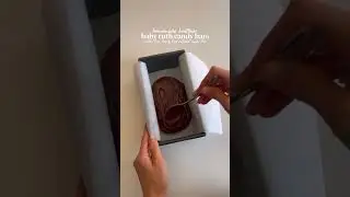 BABY RUTH CANDY BARS #viral #chocolate #bakingdelights #easydesserts #sweettreats #shorts