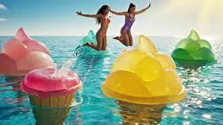 Every Jump Feels Different 🪩 | Deep ASMR Jelly World 🌊 | Satisfying Soft Bounce Sounds