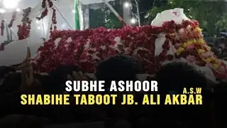 Taboot Hazrat Ali Akbar a.s | Subhe Ashoor | Ekrotiya Sadat 2025