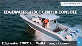 2021 Edgewater 370CC Center Console Walkthrough Review