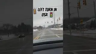 LeftTurn in #usa #traffic #signal #car #driving #rules #india