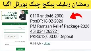 BISP new online portal 13000 check today |  
