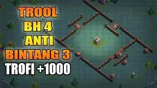 BASE BH4 ANTI GIANT | MINION | ARCHER | BARBARIAN | Clash Of Clans Indonesia | Desa Malam