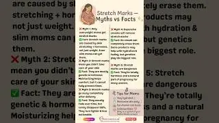 ✨ Stretch Marks &mdash; Myths vs Facts