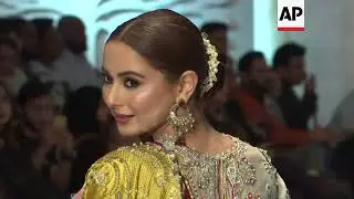 Designers Sania Maskatiya, Khadija Shah and Misha Lakhani display collections at Karachi fashion wee
