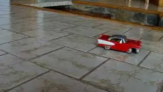 PLYMOUTH ICHIKO JAPAN 1950'S TIN TOY CAR BATTERY OPERATED