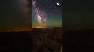 I left my  camera on this cliff to flim the stars all night #milkyway