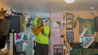 Hobbes covers Watermelon Sugar(by Harry Styles) baritone and bass ukulele, beatbox, violin , looper