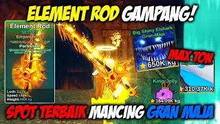 ELEMENT ROD Susah? GAMPANG Kalo Ikut TUTORIAL SPOT MANCING ini - FISH IT ROBLOX